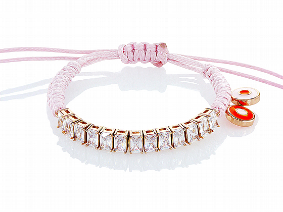 Baguette string bracelet
