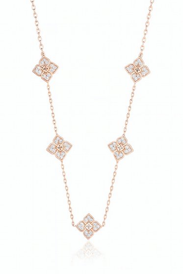 ����� Moissanite Flowers