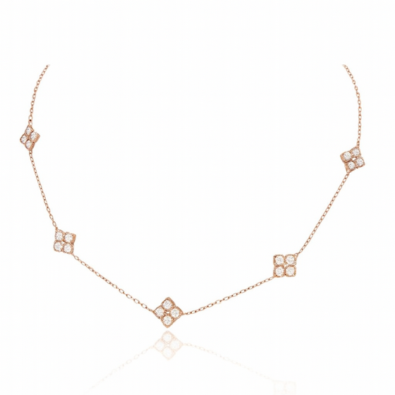 ����� Moissanite Flowers