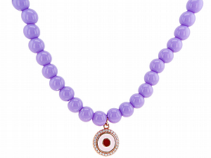 Eye beads necklace