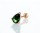 Rose Gold Green Stone