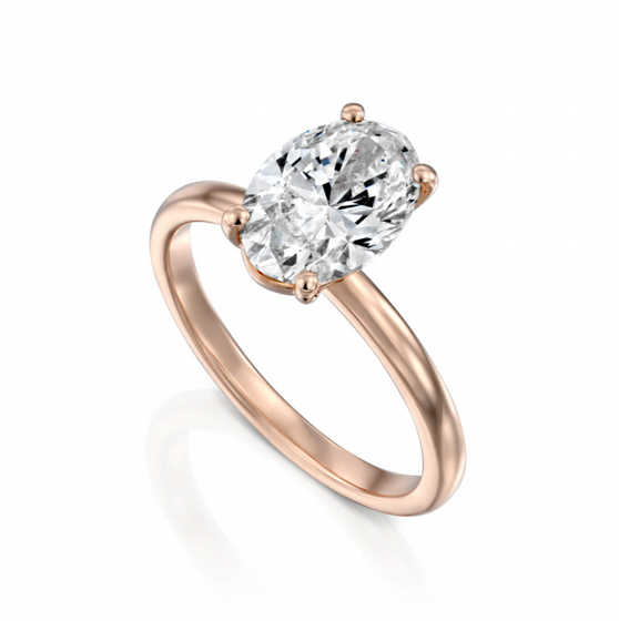 ����  Classic Oval Diamond 2CT