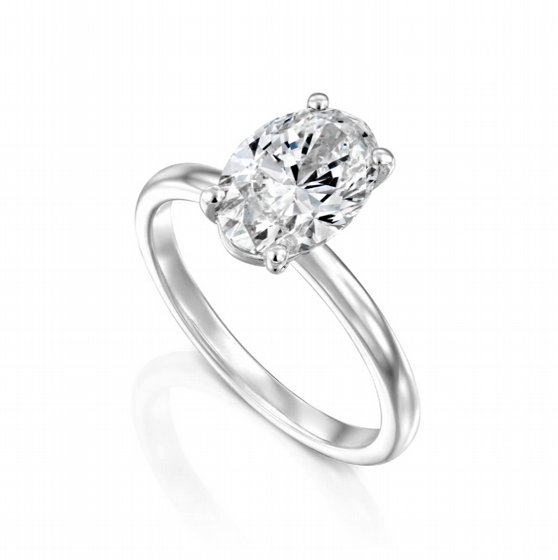 ����  Classic Oval Diamond 2CT